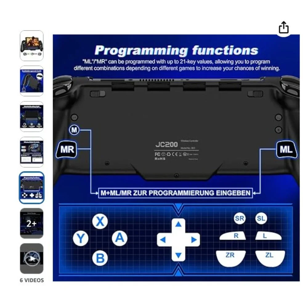 One-Piece Joypad Gamepad Controller Switch Controllers for Nintendo Switch/OLED - Picture 5 of 10